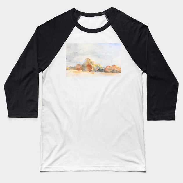 Sea Rocks Baseball T-Shirt by Tstafford